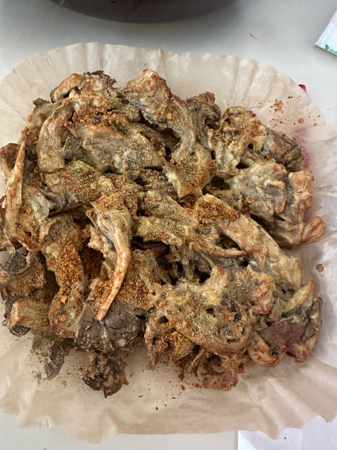 椒盐平菇 （空气炸锅）