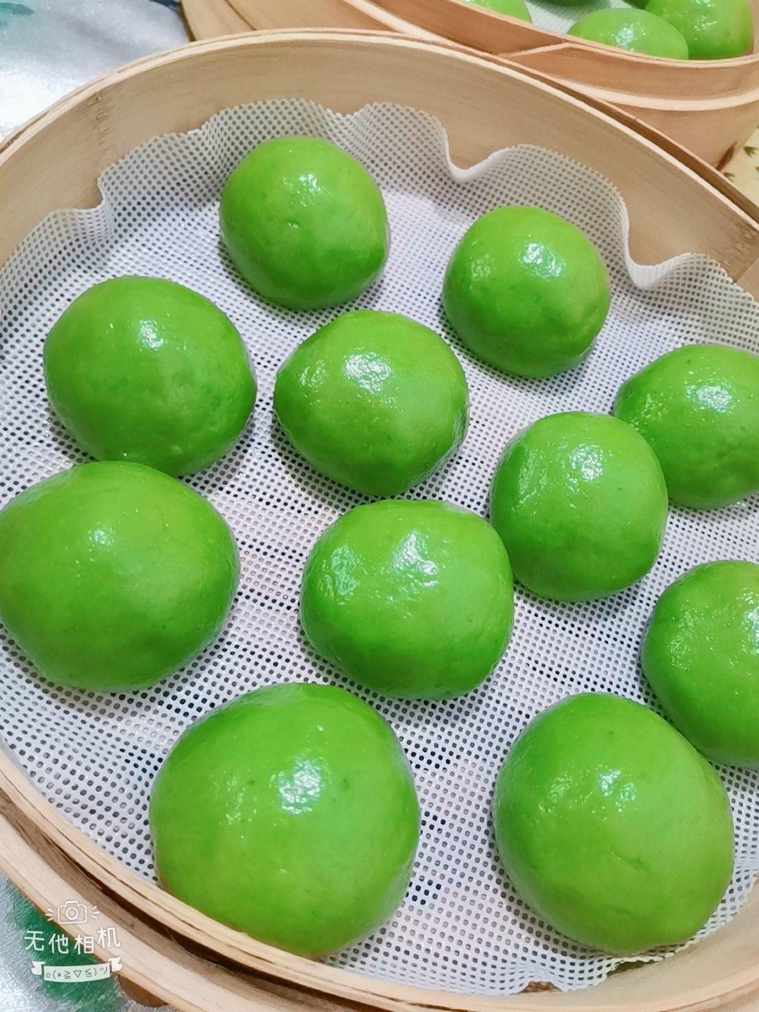 肉松青团