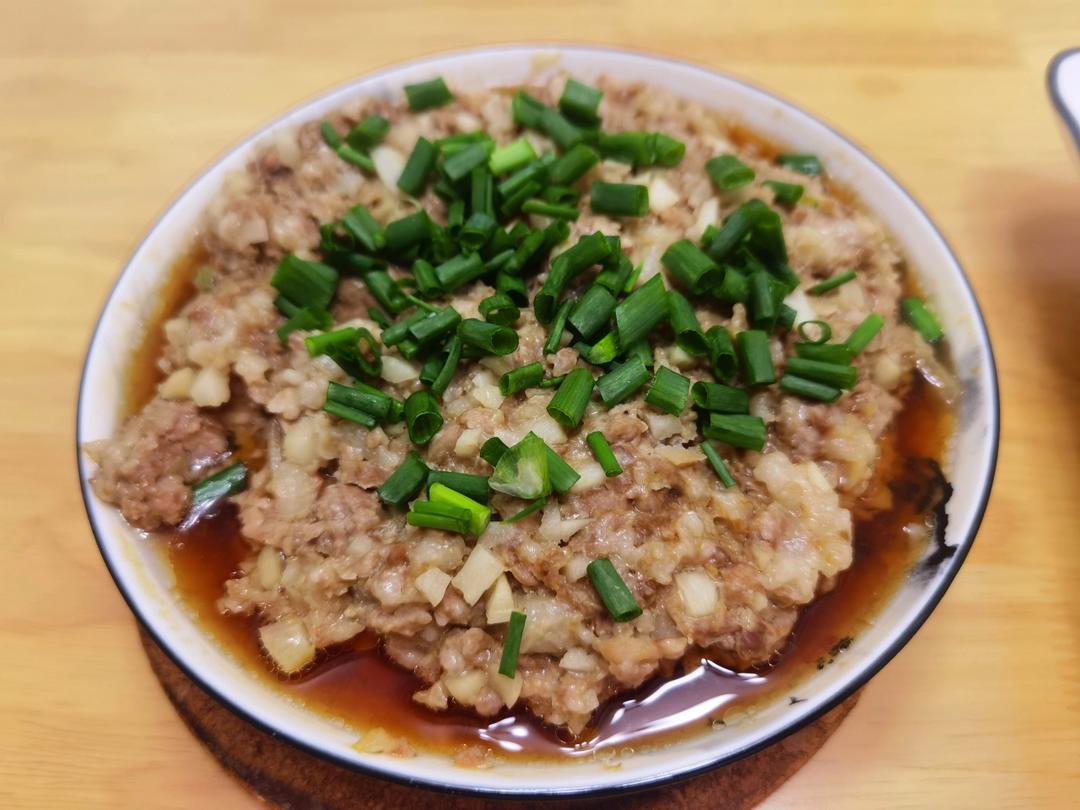 孩子爱吃的蒸肉饼