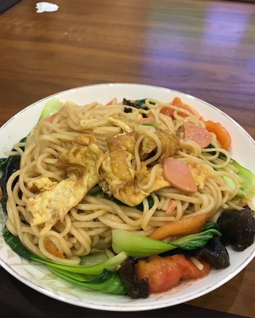 casa小清新做的快手炒面
