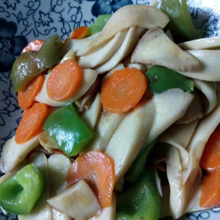 老丁的私房菜-美极杏鲍菇