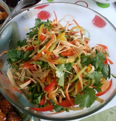 五彩有机大拌菜