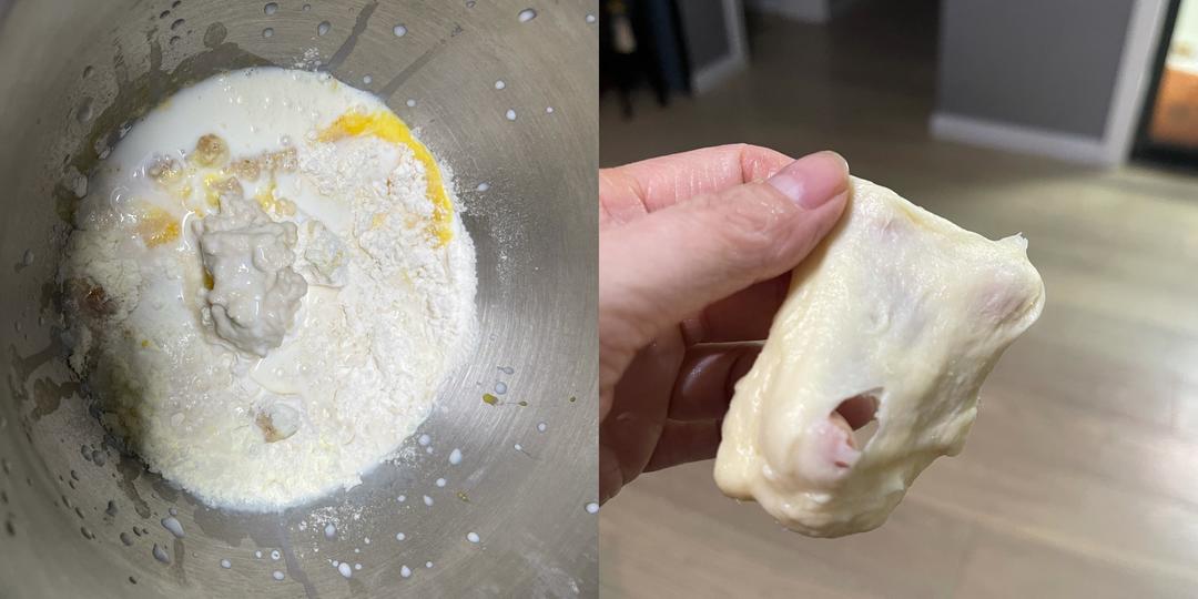 纯奶手撕吐司的做法 步骤1