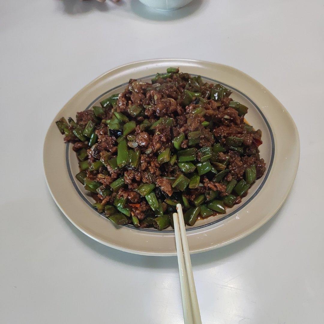 降低脂肪的肉末豆角