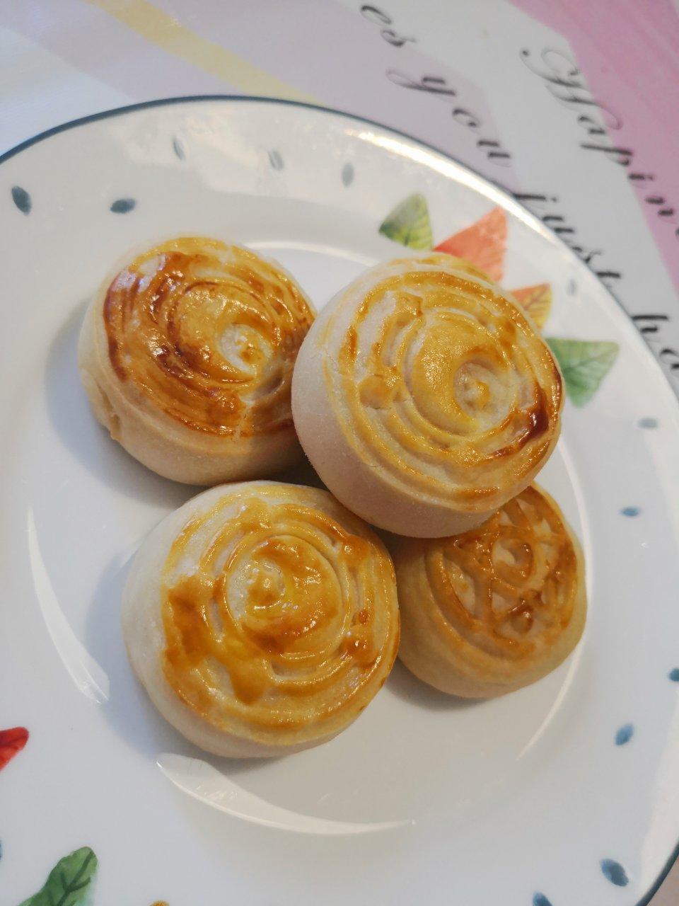 流心奶黄月饼（无吉士粉/转化糖浆版本）【曼食慢语】