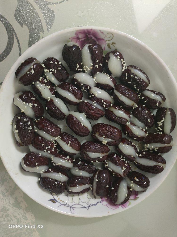 红枣夹糯米