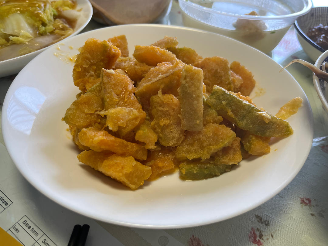 最最最好吃的咸蛋黄焗南瓜