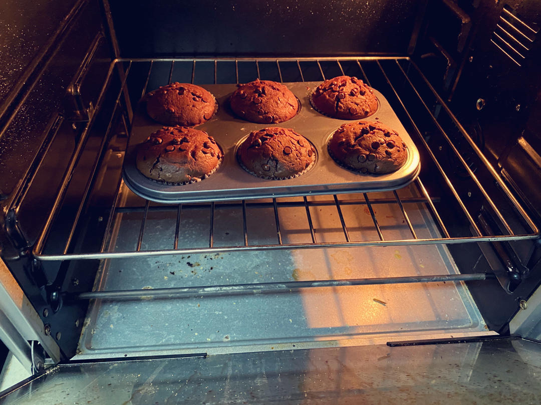 完美复刻星巴克蘑菇头巧克力玛芬蛋糕