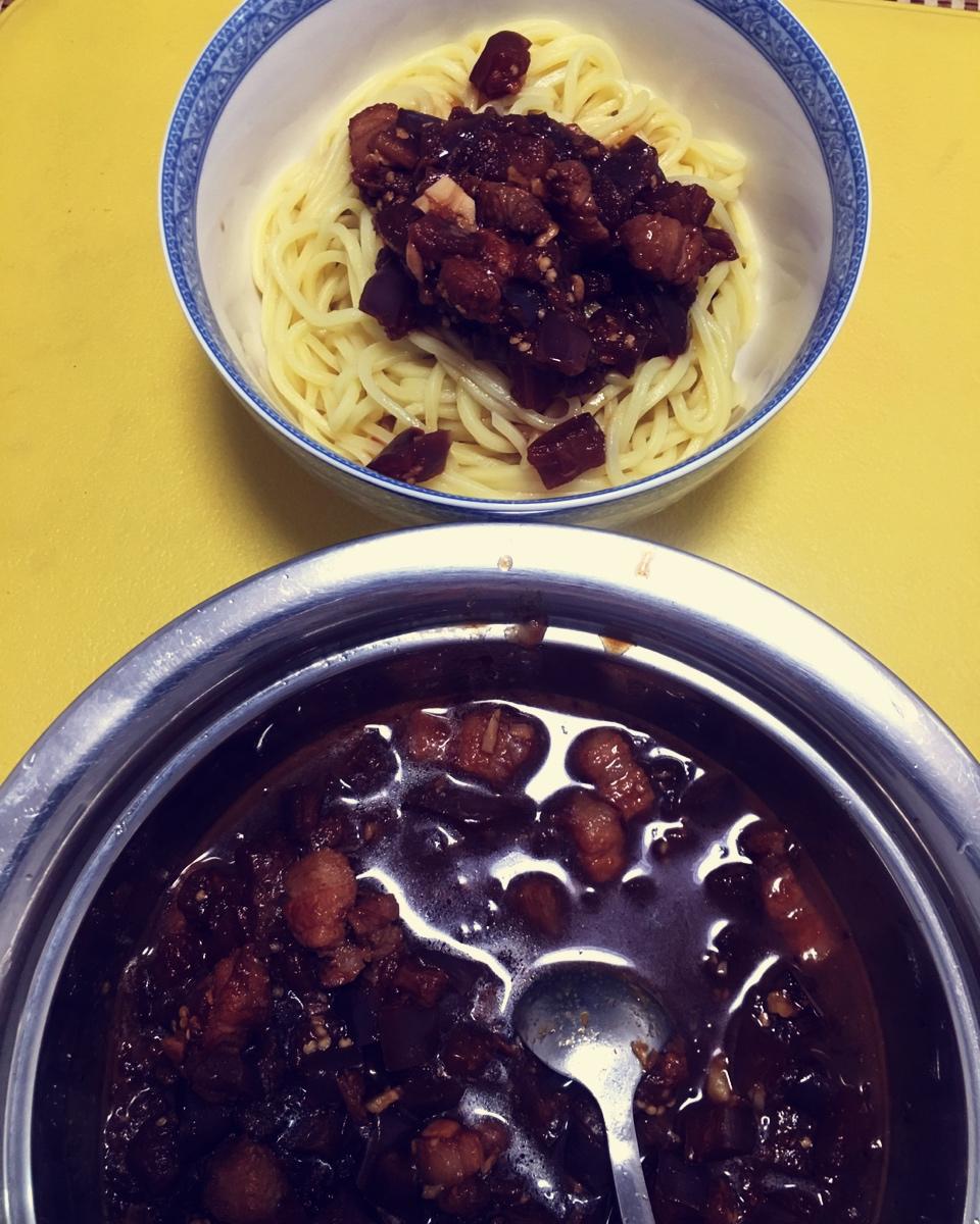 卤香茄丁面