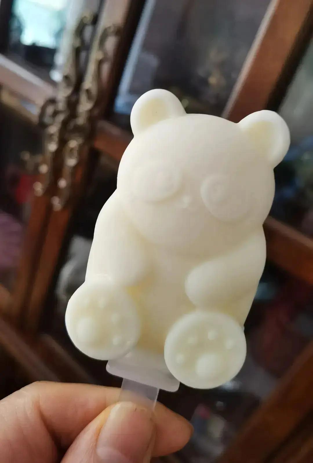 无冰渣的小布丁雪糕