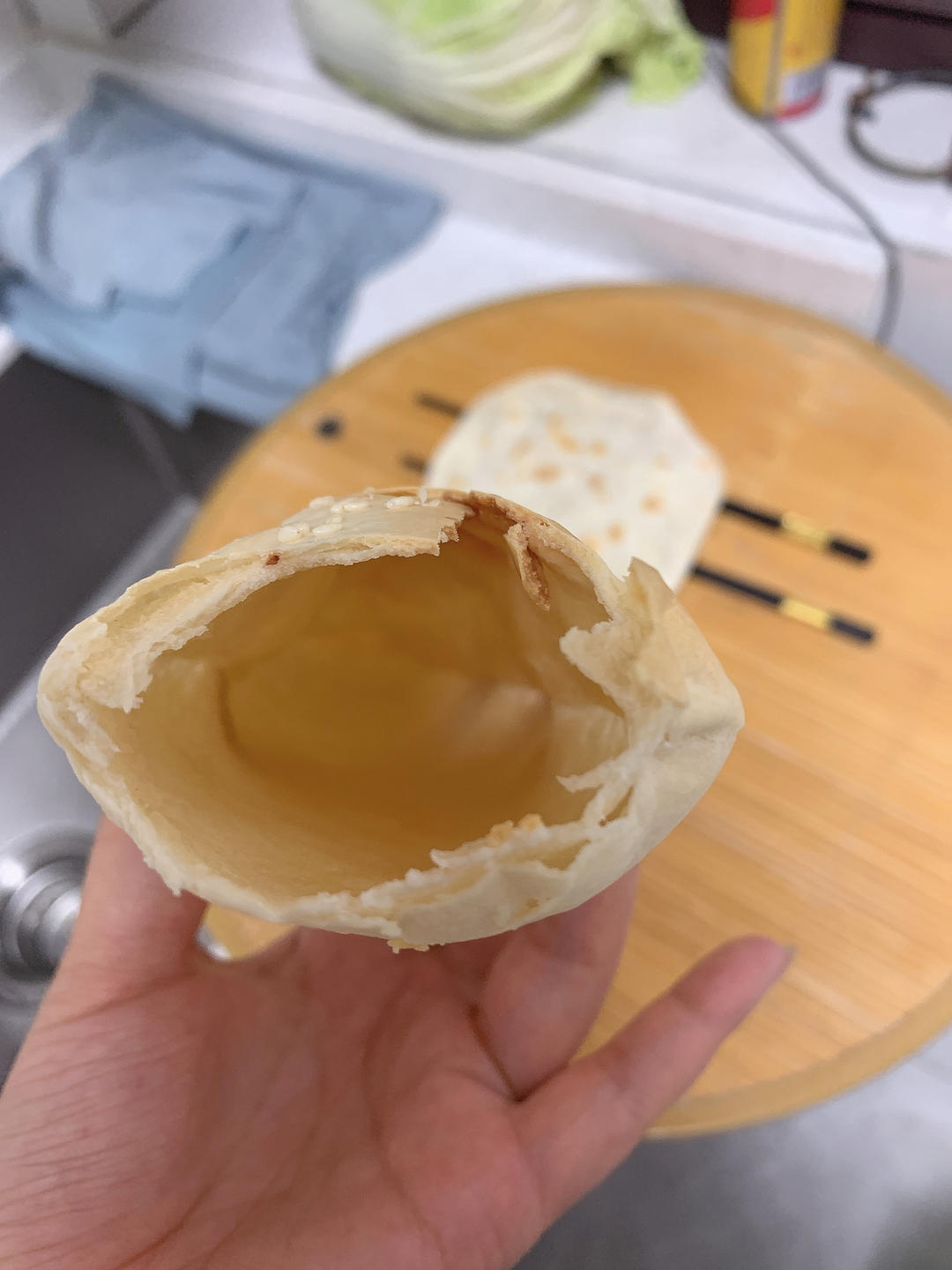 又香又脆的空心糖饼💯成功