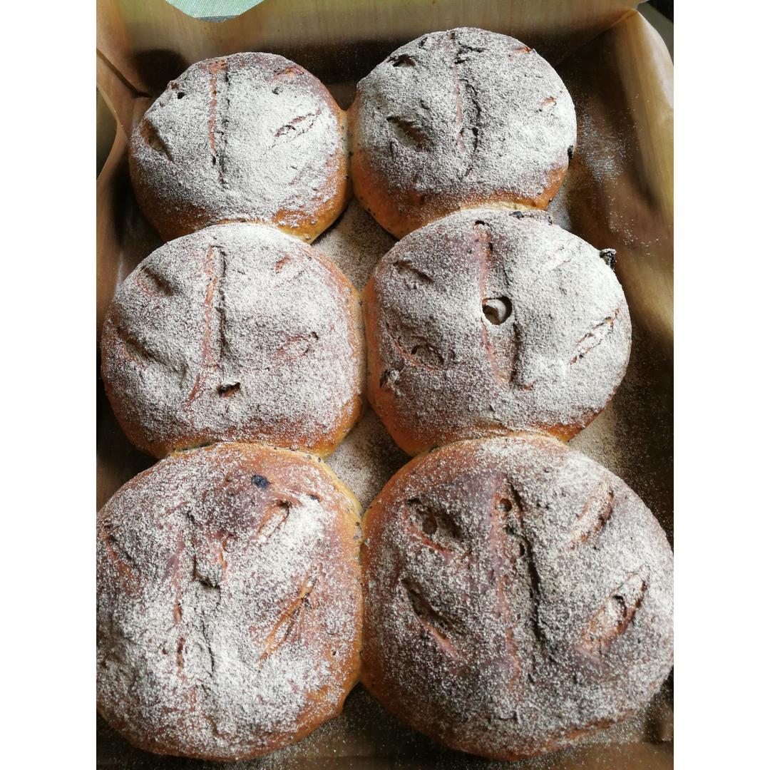 全麦核桃包～软欧包