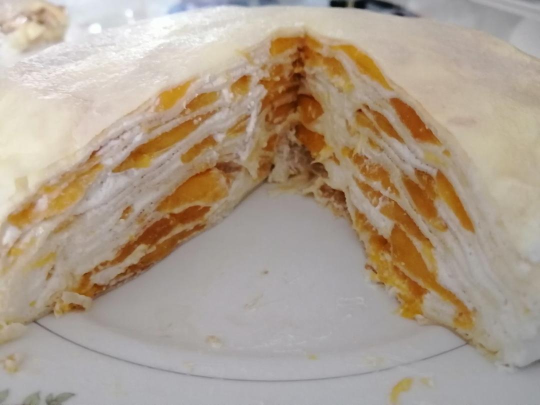 芒果千层蛋糕，100%成功告别煎皮无能