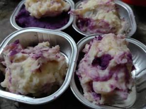 山药紫薯饼的做法 步骤2