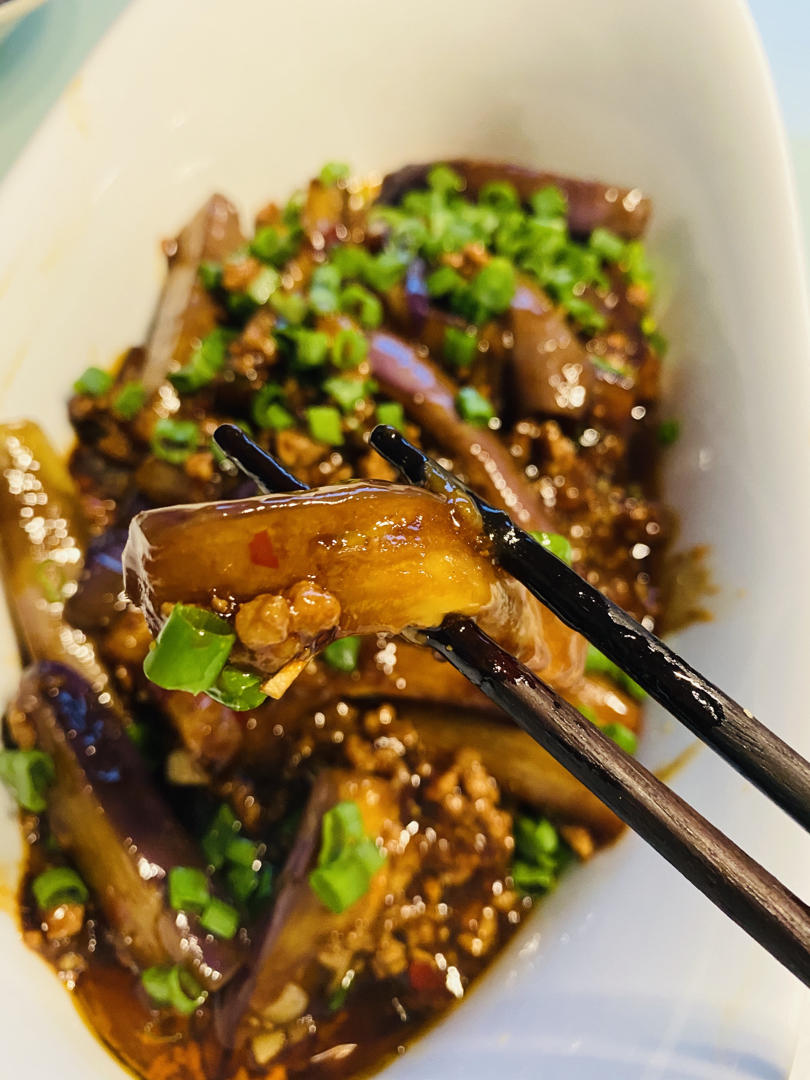 开胃下饭菜！巨简单的家常鱼香茄子煲