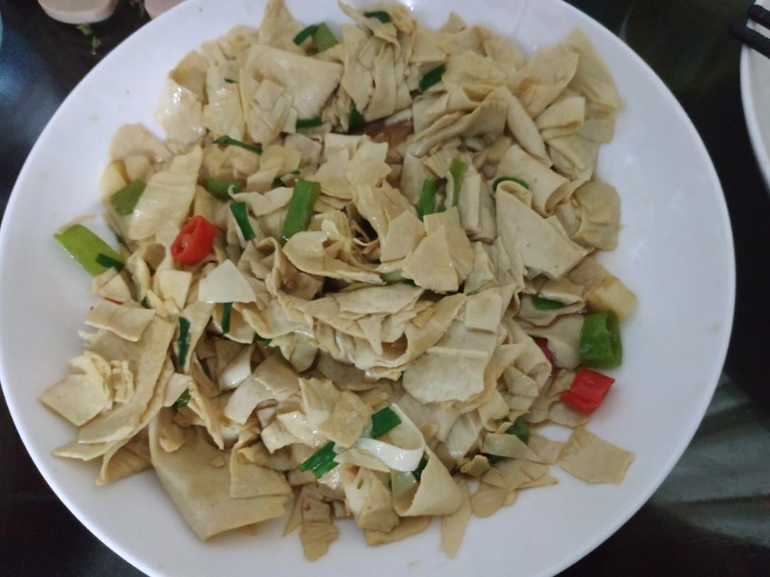 就叫随意的豆腐皮吧