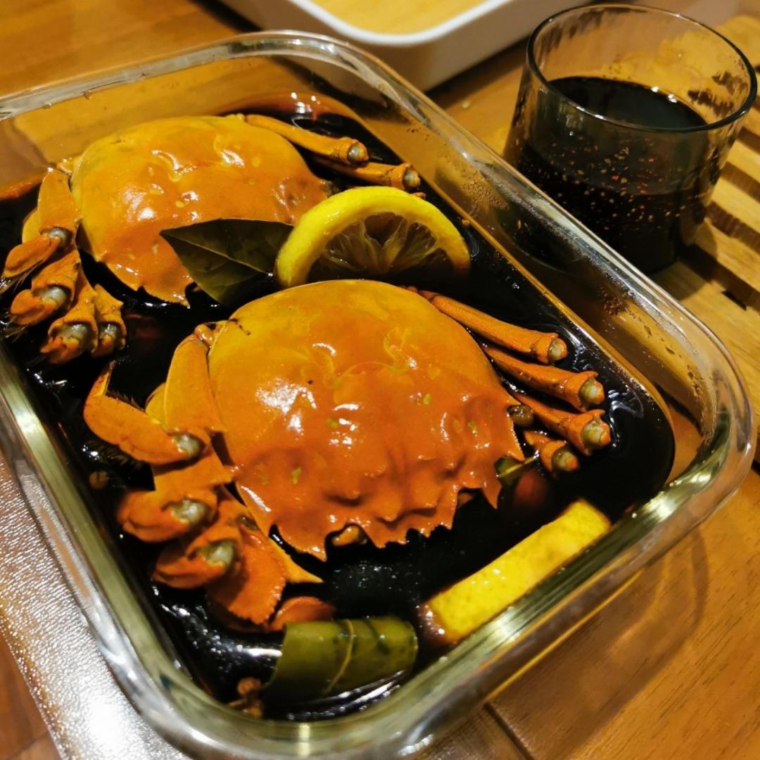 【时令养生】金桂花雕熟醉蟹