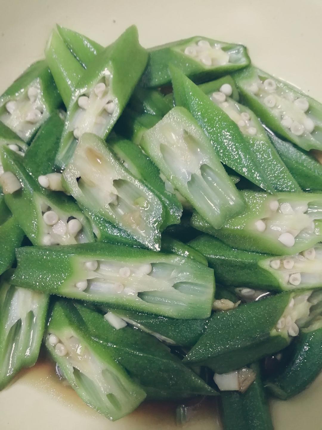 蚝油秋葵