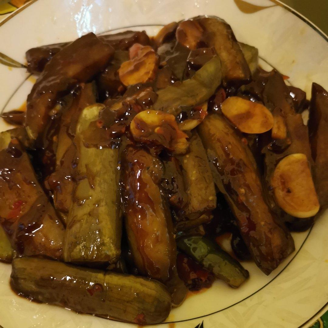 鱼香茄条（不用过油的清淡版）