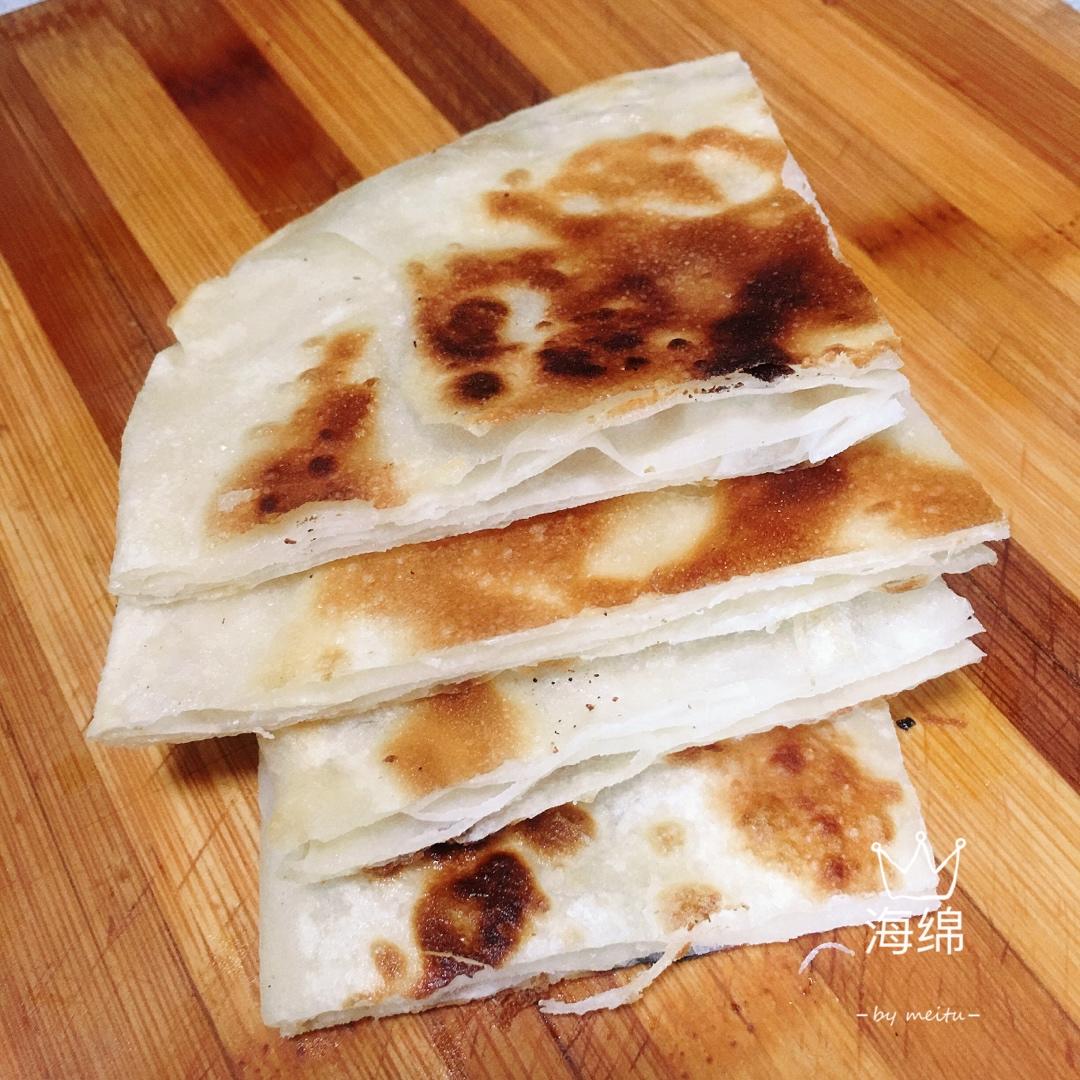 层次分明薄如蝉翼的家常基础烙饼