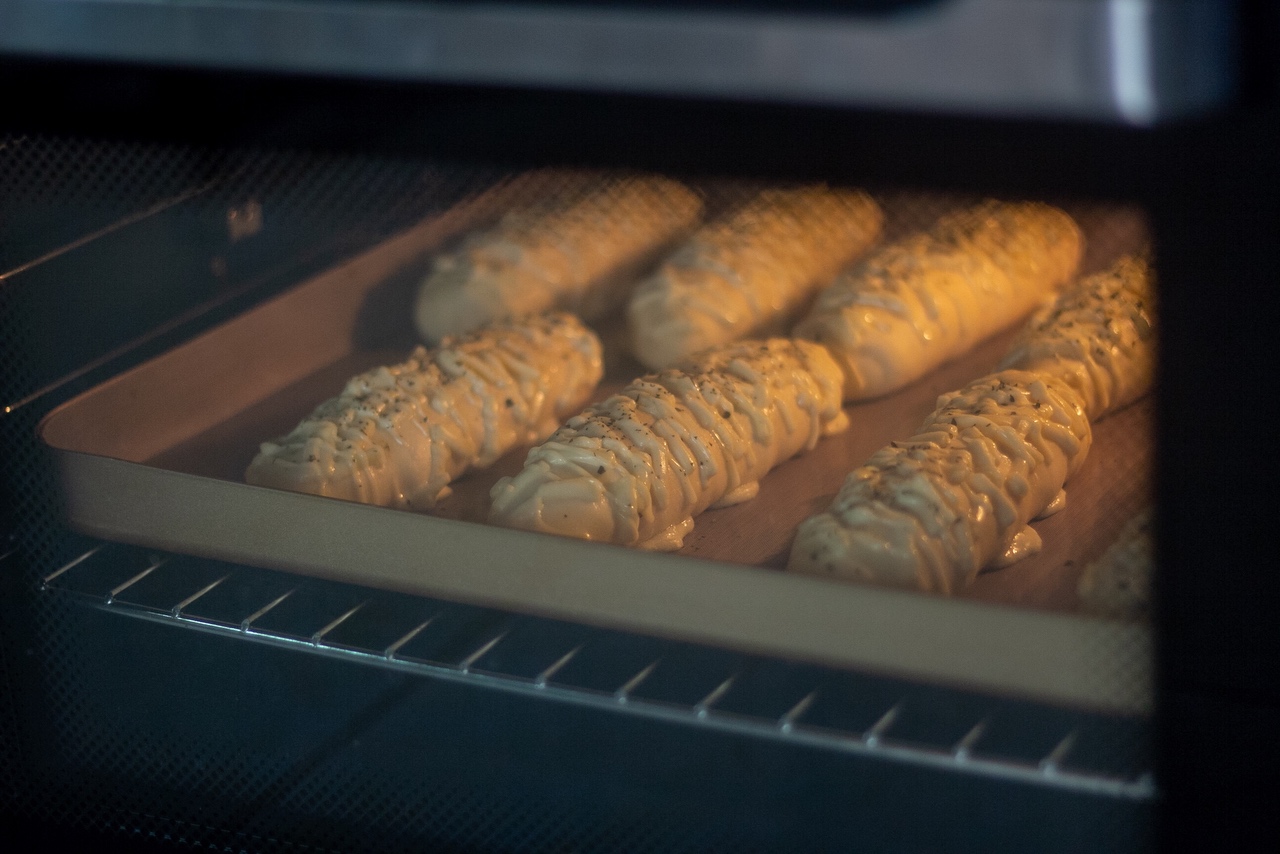 海苔肉松芝士面包条🧀浓郁芝香💗酥脆肉松的做法 步骤11