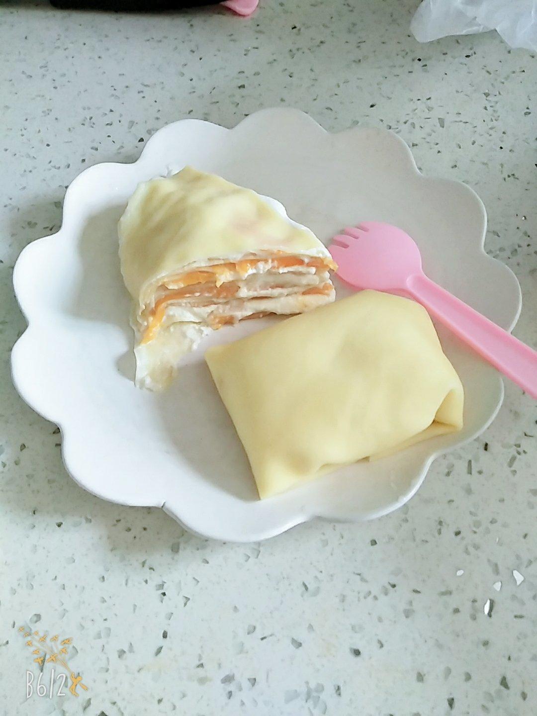 芒果千层蛋糕，100%成功告别煎皮无能