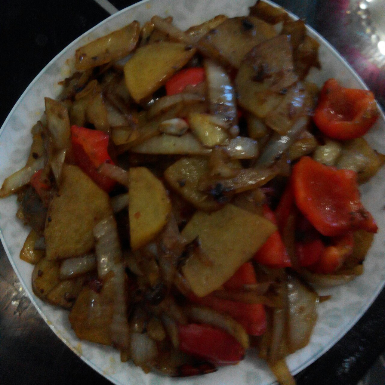 孜然洋葱土豆片
