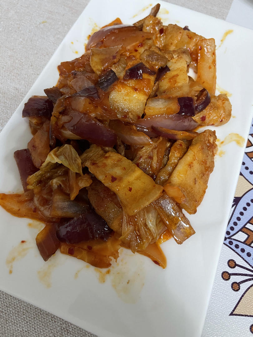 秘制泡菜炒五花肉