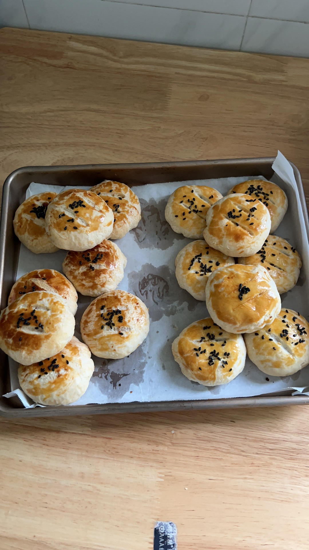 【层层开酥】超好吃酥皮绿豆饼
