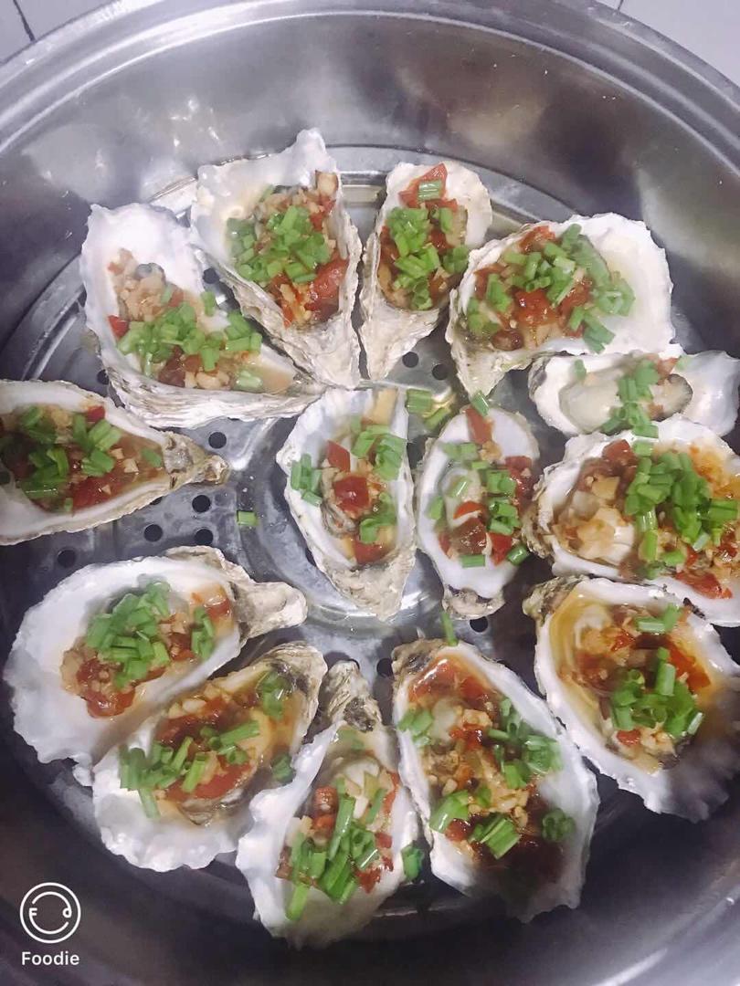 超简单～蒸蒜蓉生蚝