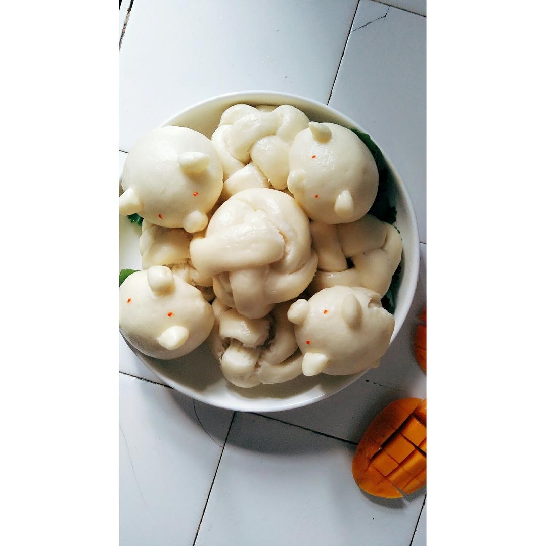 绣花馒头