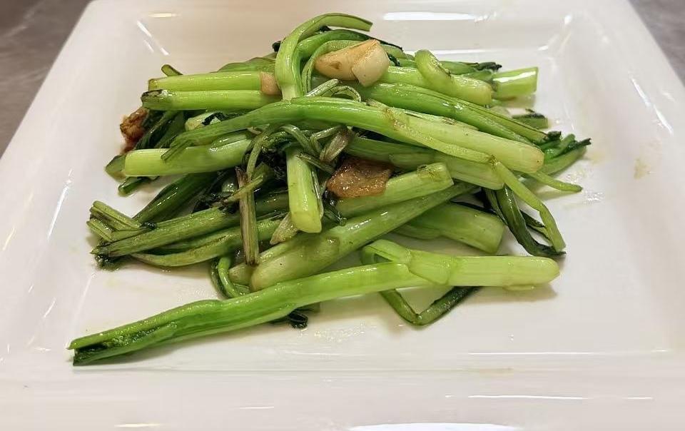 生炒菜心