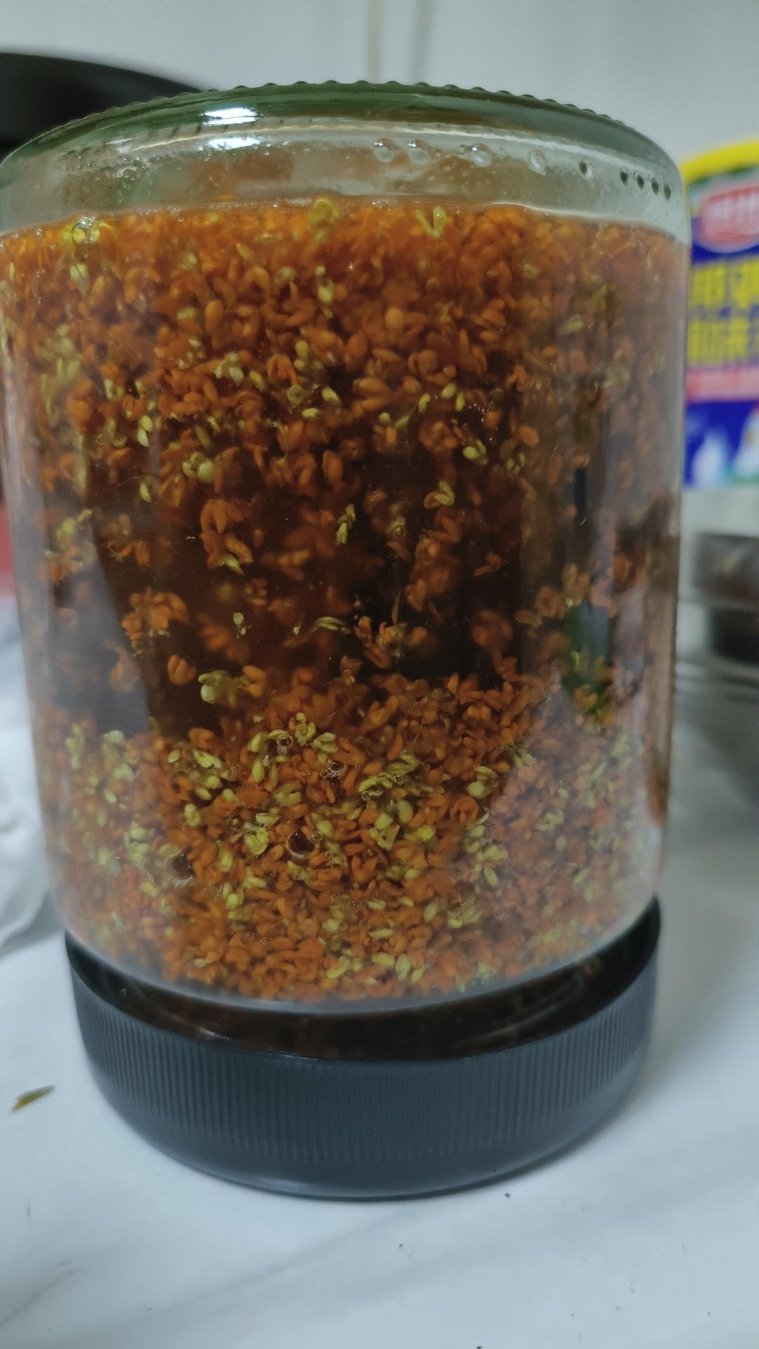 奶奶教我做的桂花蜜 满屋飘香 一次就成功了
