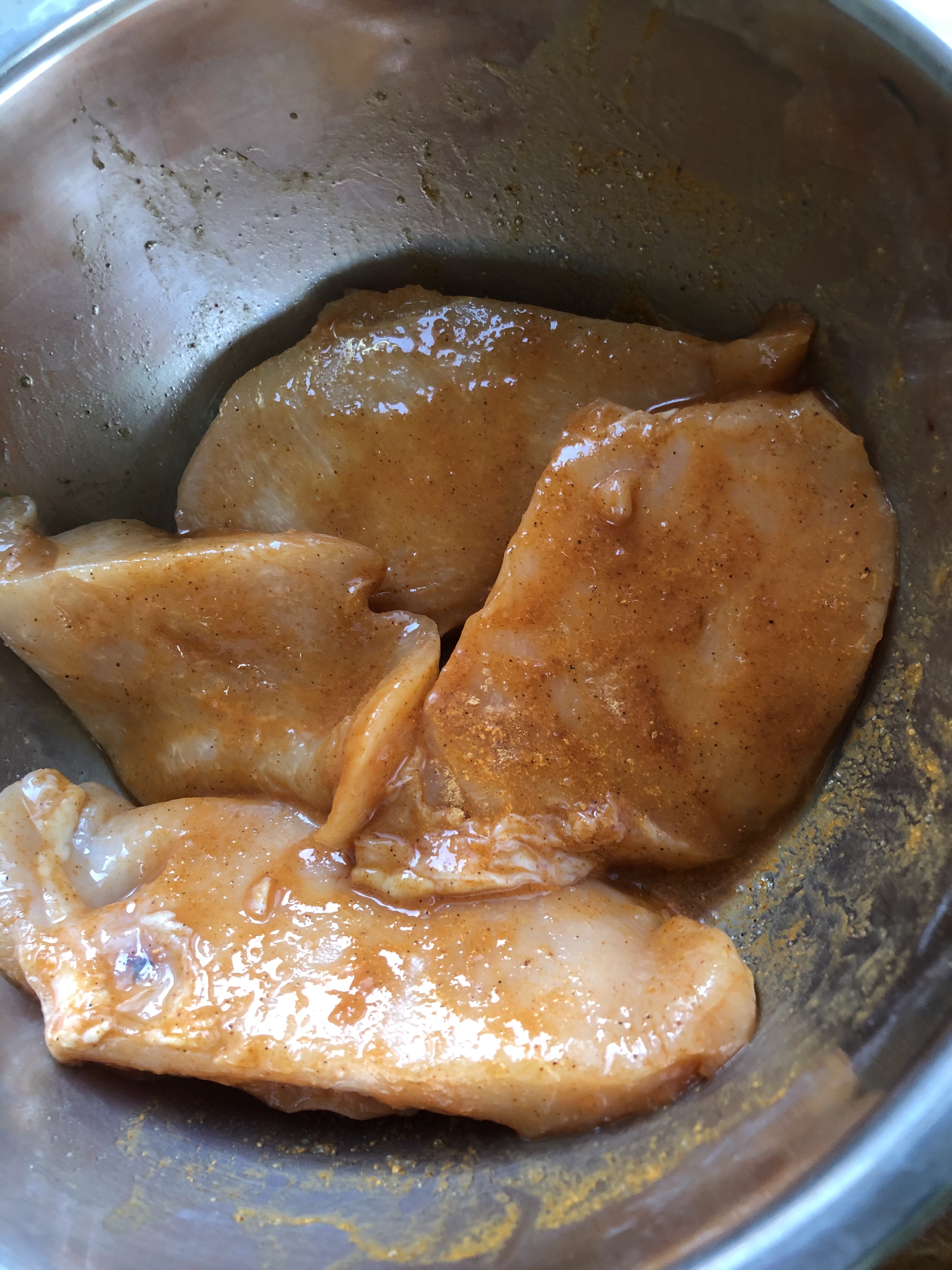 减肥必备 健康低脂腌鸡胸肉的做法 步骤7