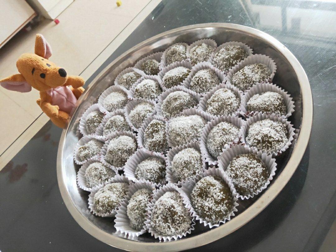 抹茶红豆糯米糍