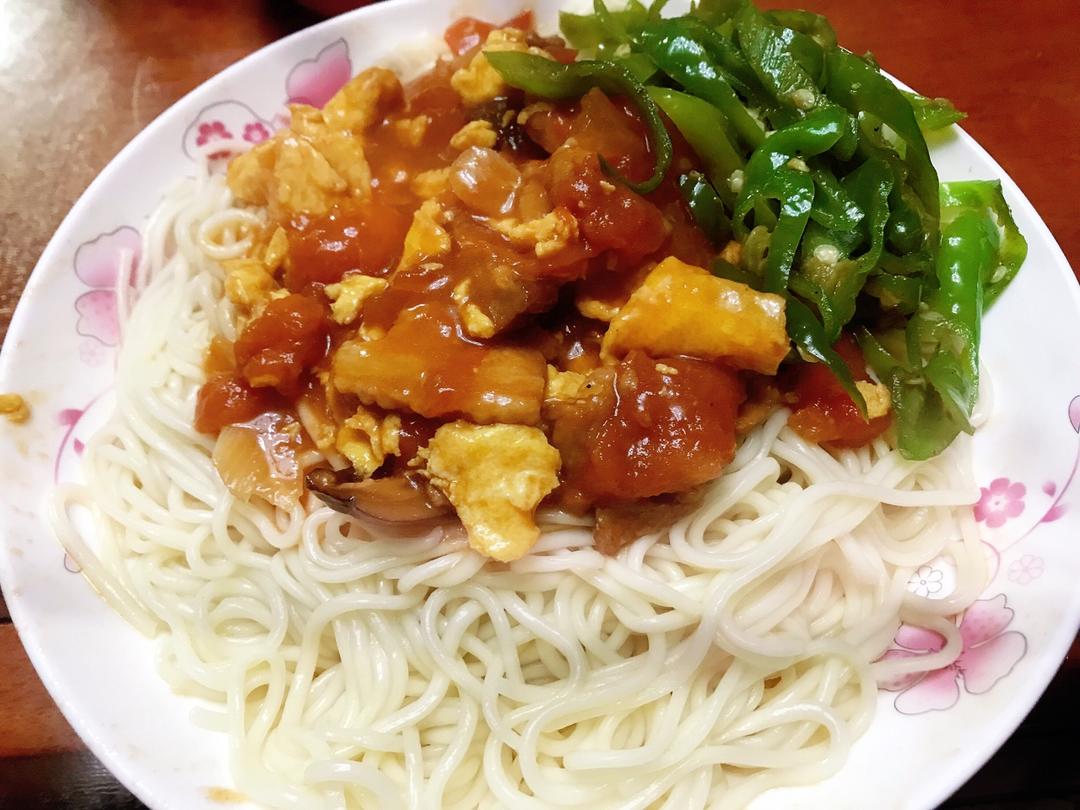 西红柿打卤面