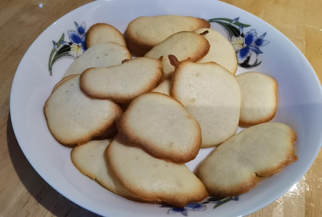 香脆法式经典猫舌头饼干|简单快手|消耗蛋白