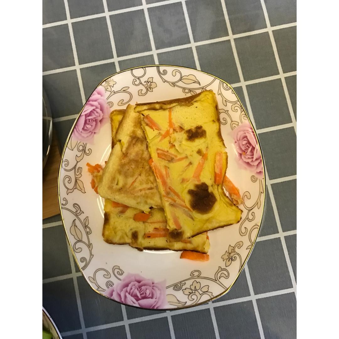 胡萝卜鸡蛋饼
