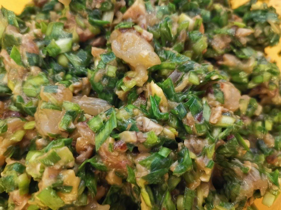 香菇虾仁鲜肉韭菜水饺