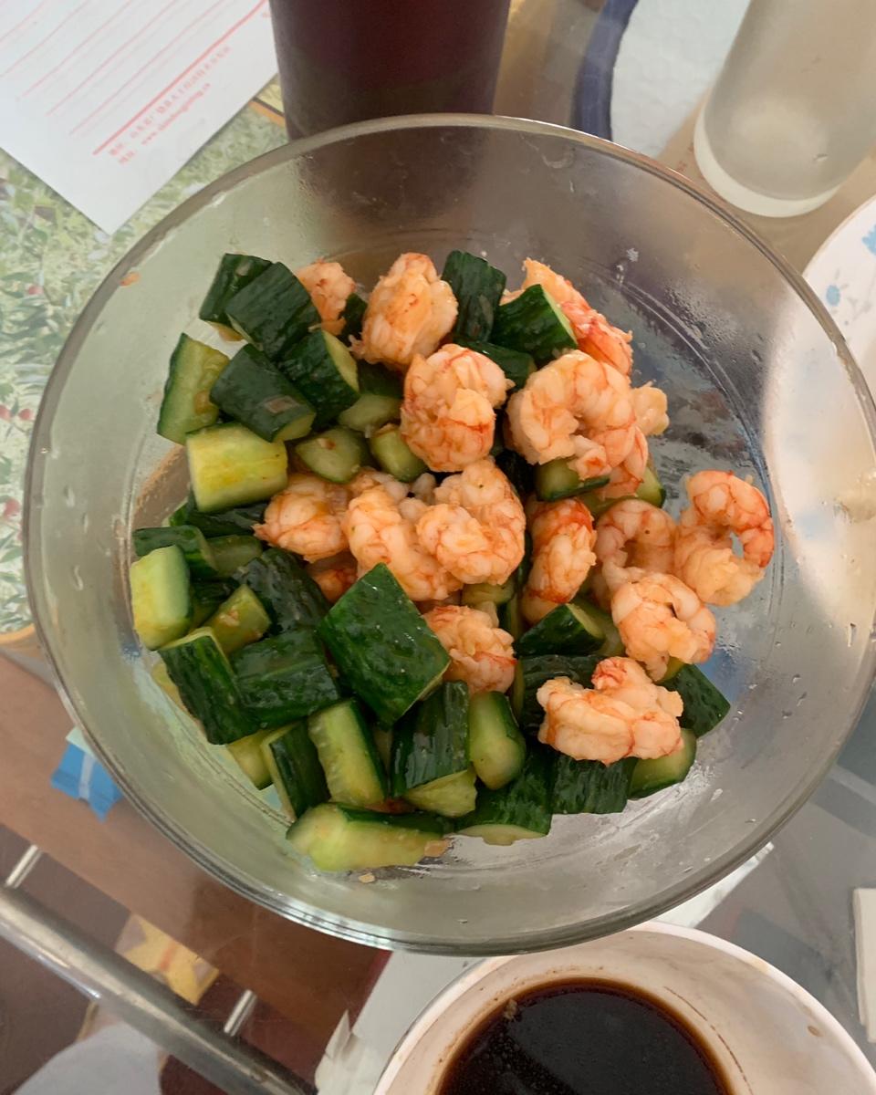 虾仁炒黄瓜