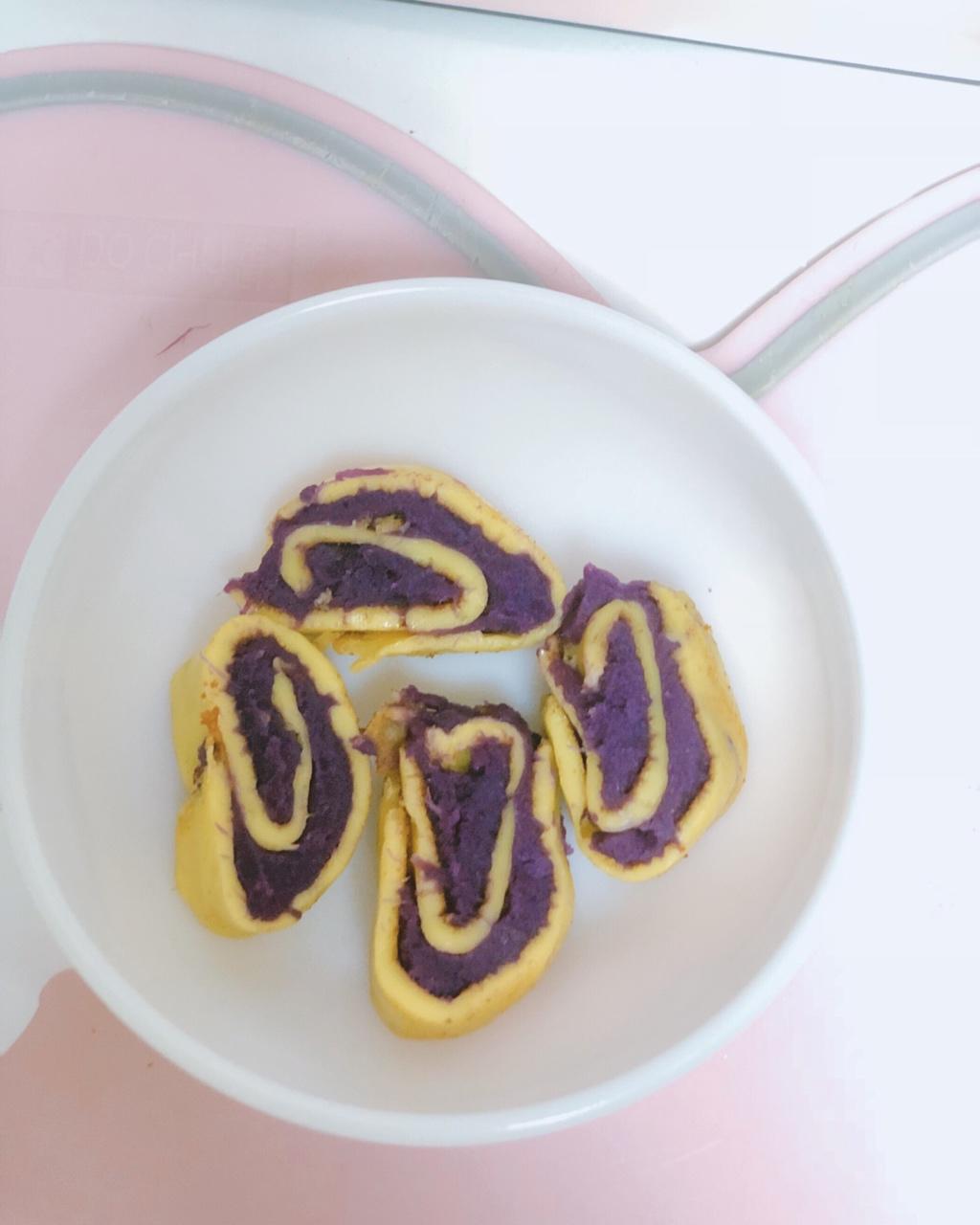 紫薯蛋卷  宝宝健康食谱