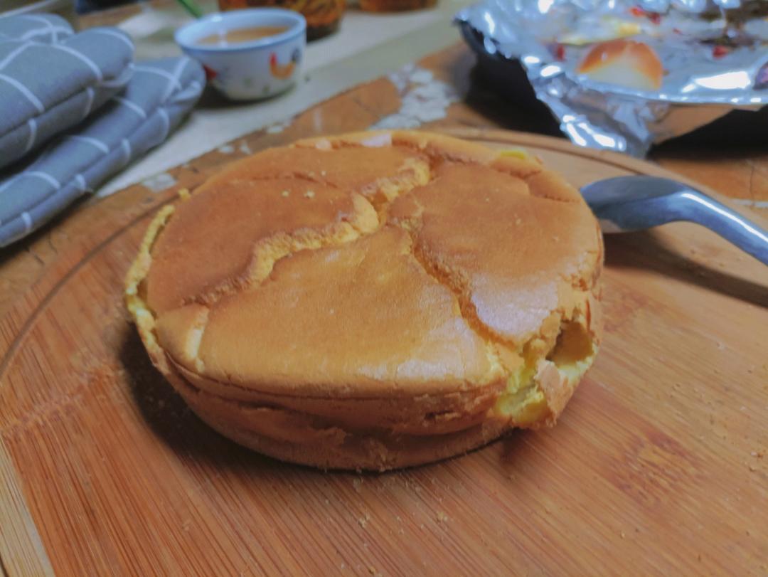 戚风蛋糕胚（家庭易做版）6寸