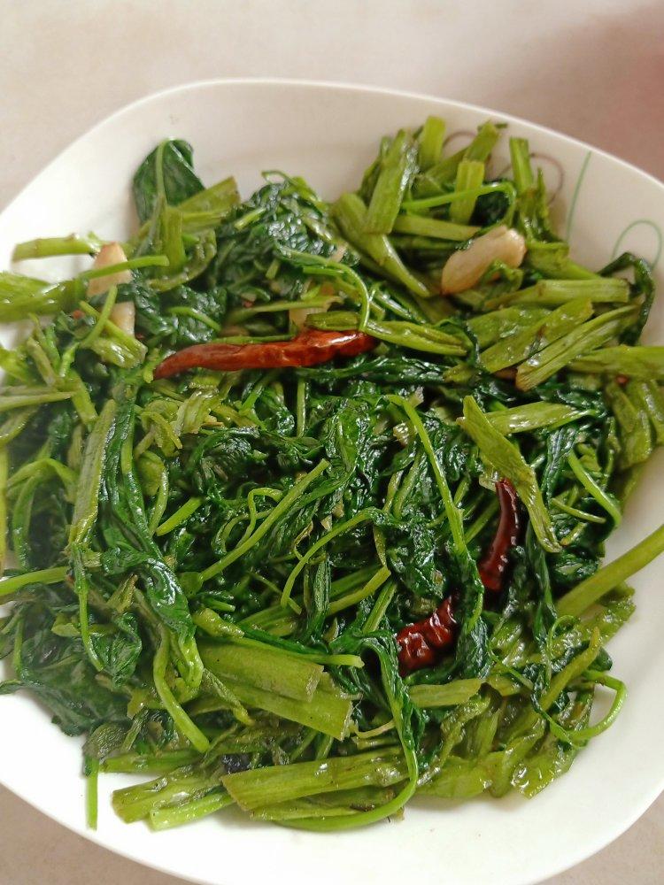 炒空心菜不发黑