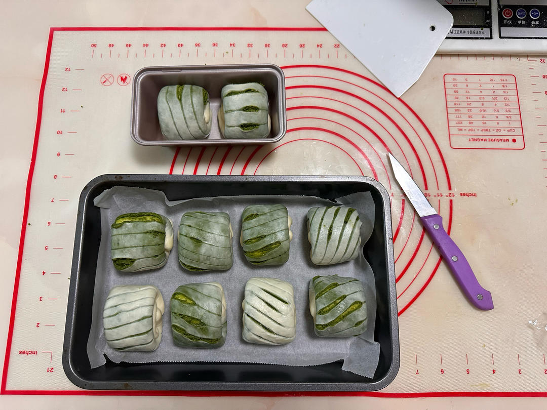抹茶奶酥迷你吐司