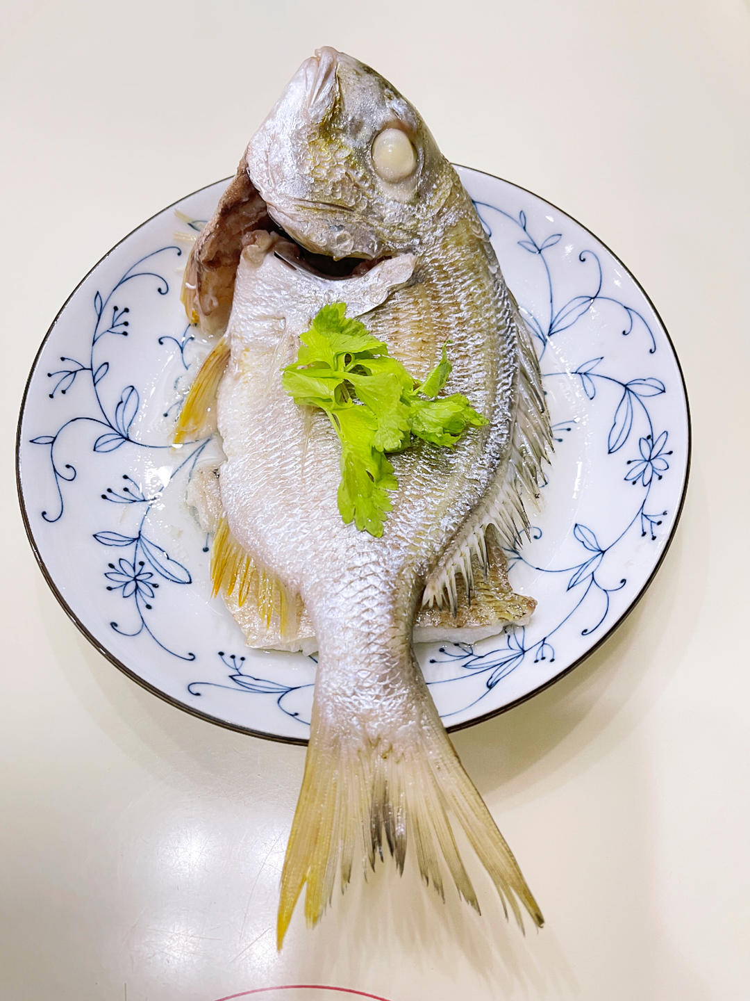 油盐蒸鱼