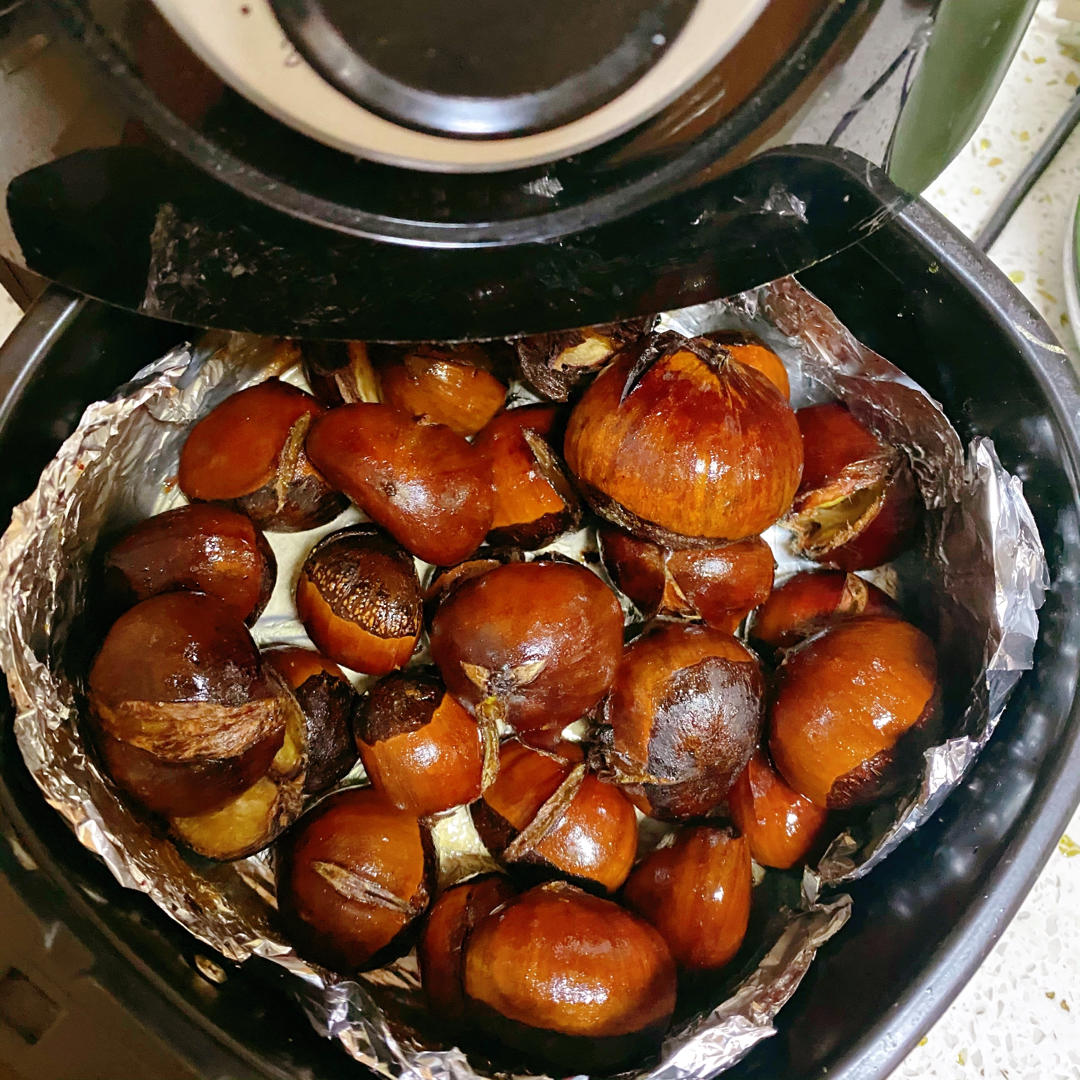空气炸锅版烤板栗🌰