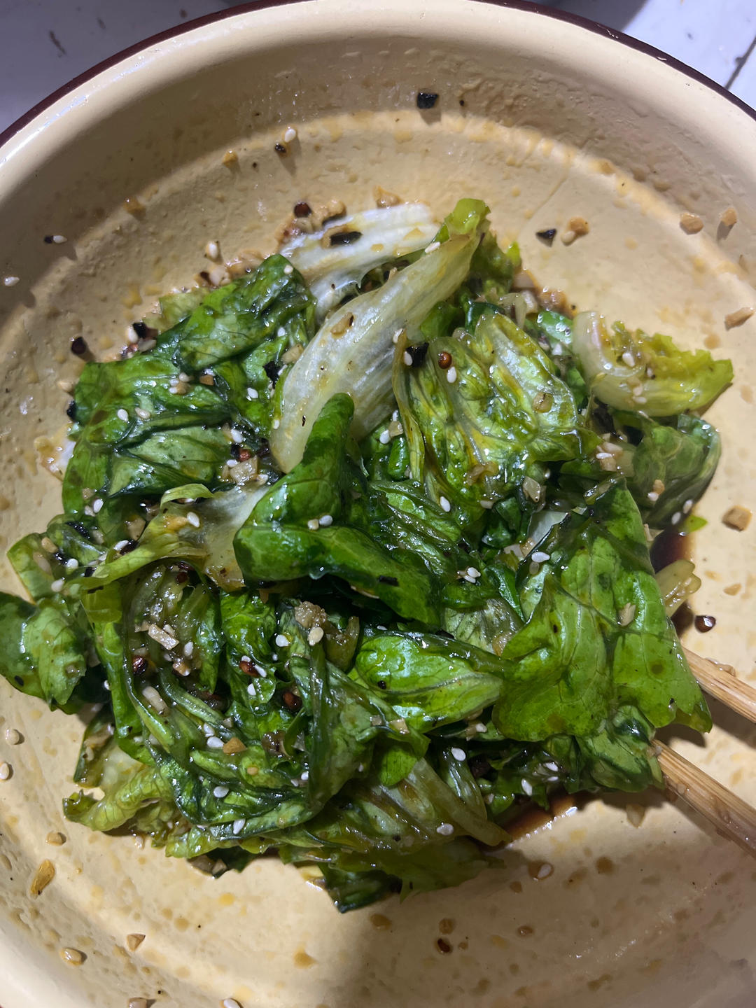 呛生菜（多次试验得出的）