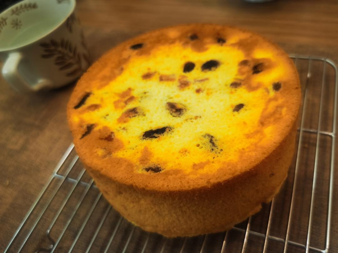 超详细步骤！8寸戚风（适合做蛋糕胚）