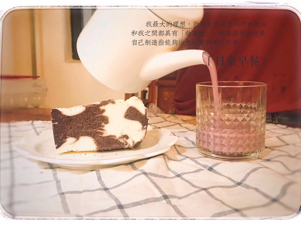 椰香紫薯豆浆