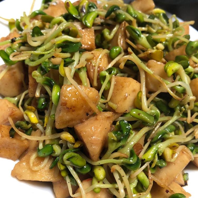 黑豆苗炒鸡胸肉（减肥餐）